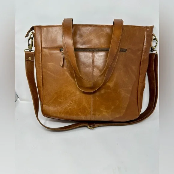 High Noon — The Blake tote/shoulder bag handcrafted buffalo leather - Picture 4 of 12